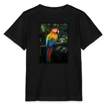 L’ère de l’ara - T-shirt bio MINI CREATOR Stanley/Stella Enfant - noir - Devant - Mikhail (115cm)