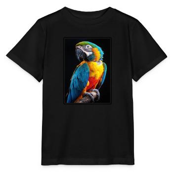 L’ère de l’ara - T-shirt bio MINI CREATOR Stanley/Stella Enfant - noir - Devant - Mikhail (115cm)