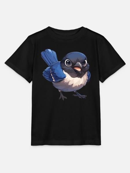 Elstern Elster - Stanley/Stella Kinder T-Shirt MINI CREATOR - Schwarz