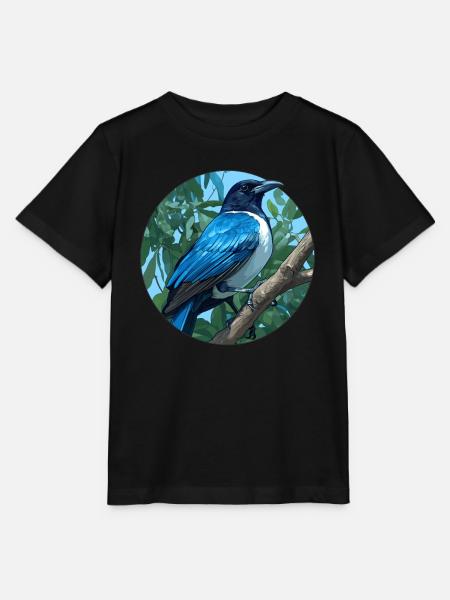 Elstern Elster - Stanley/Stella Kinder T-Shirt MINI CREATOR - Schwarz