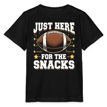 Football Snack Fan Footballer Football Fans - Stanley/Stella MINI CREATOR Kids’ T-Shirt - black - Front - Mikhail (115cm)