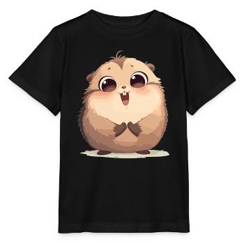 Murmeltiere Murmeltier - Stanley/Stella Kinder T-Shirt MINI CREATOR  - Schwarz - Vorne - Mikhail (115cm)
