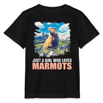 Marmottes Marmottes - T-shirt bio MINI CREATOR Stanley/Stella Enfant - noir - Devant - Mikhail (115cm)