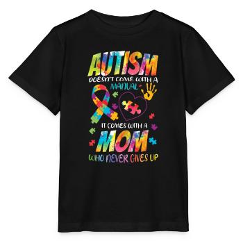 Autismus Kommt Nicht Mit Einer Anleitung - Stanley/Stella Kinder T-Shirt MINI CREATOR  - Schwarz - Vorne - Mikhail (115cm)