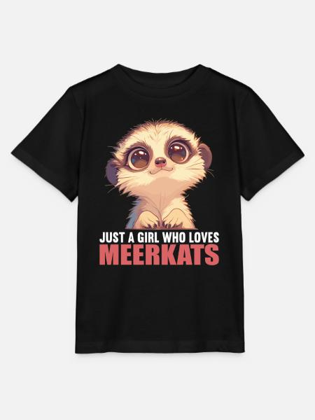 Meerkat Erdmännchen - Stanley/Stella Kinder T-Shirt MINI CREATOR - Schwarz