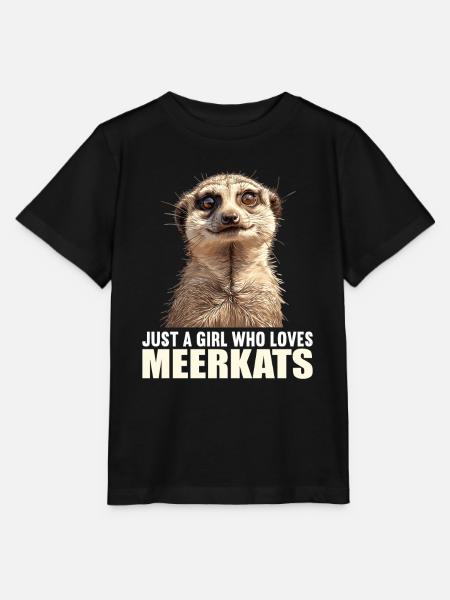 Meerkat Erdmännchen - Stanley/Stella Kinder T-Shirt MINI CREATOR  - Schwarz