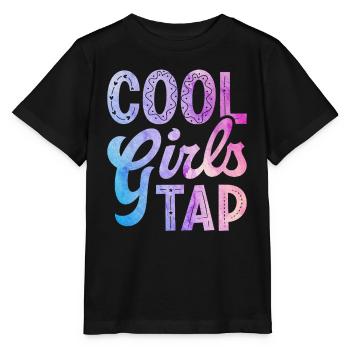 Filles cool dansant claquettes - T-shirt bio MINI CREATOR Stanley/Stella Enfant - noir - Devant - Mikhail (115cm)