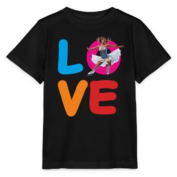 FIGURE SKATING LOVE - Stanley/Stella MINI CREATOR Kids’ T-Shirt - black - Front - Mikhail (115cm)