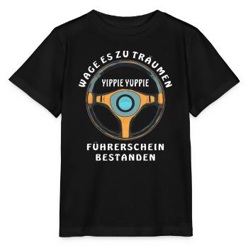 DRIVER'S LICENSE PASSED - Stanley/Stella MINI CREATOR Kids’ T-Shirt - black - Front - Mikhail (115cm)