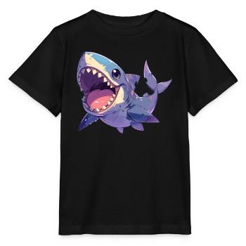 Grands requins blancs Grand requin blanc - T-shirt bio MINI CREATOR Stanley/Stella Enfant - noir - Devant - Mikhail (115cm)