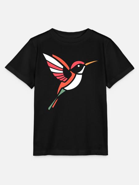 Kolibri - Stanley/Stella Kinder T-Shirt MINI CREATOR  - Schwarz