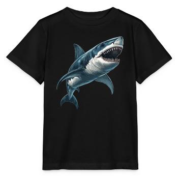 Haie Hai - Stanley/Stella Kinder T-Shirt MINI CREATOR  - Schwarz - Vorne - Mikhail (115cm)
