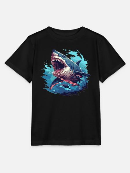 Haie Hai - Stanley/Stella Kinder T-Shirt MINI CREATOR - Schwarz