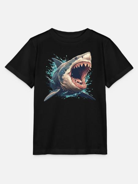 Haie Hai - Stanley/Stella Kinder T-Shirt MINI CREATOR - Schwarz