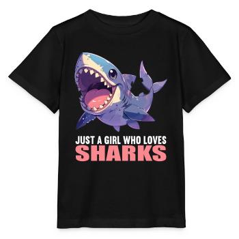 Haie Hai - Stanley/Stella Kinder T-Shirt MINI CREATOR  - Schwarz - Vorne - Mikhail (115cm)