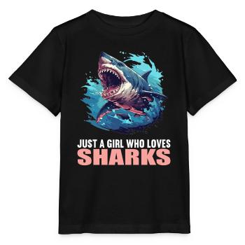Haie Hai - Stanley/Stella Kinder T-Shirt MINI CREATOR  - Schwarz - Vorne - Mikhail (115cm)