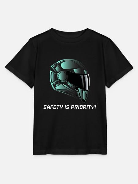 SICHERHEIT HAT PRIORITÄT - Stanley/Stella Kinder T-Shirt MINI CREATOR - Schwarz