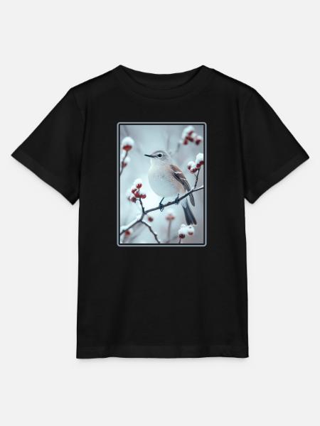 Spottdrosseln Spottdrossel - Stanley/Stella Kinder T-Shirt MINI CREATOR  - Schwarz