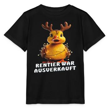 DUCK REINDEER A ÉTÉ VENDU - T-shirt bio MINI CREATOR Stanley/Stella Enfant - noir - Devant - Mikhail (115cm)