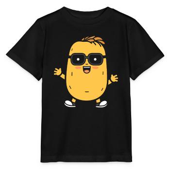 Kartoffel - Stanley/Stella Kinder T-Shirt MINI CREATOR  - Schwarz - Vorne - Mikhail (115cm)
