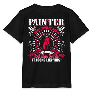 Painter Awesome Painter - Stanley/Stella MINI CREATOR Kids’ T-Shirt - black - Front - Mikhail (115cm)