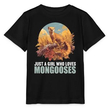 La mangouste de mangouste - T-shirt bio MINI CREATOR Stanley/Stella Enfant - noir - Devant - Mikhail (115cm)