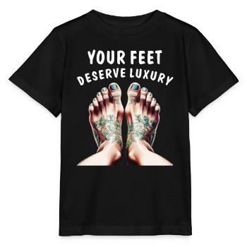 VOS PIEDS MÉRITENT LE LUXE - T-shirt bio MINI CREATOR Stanley/Stella Enfant - noir - Devant - Mikhail (115cm)
