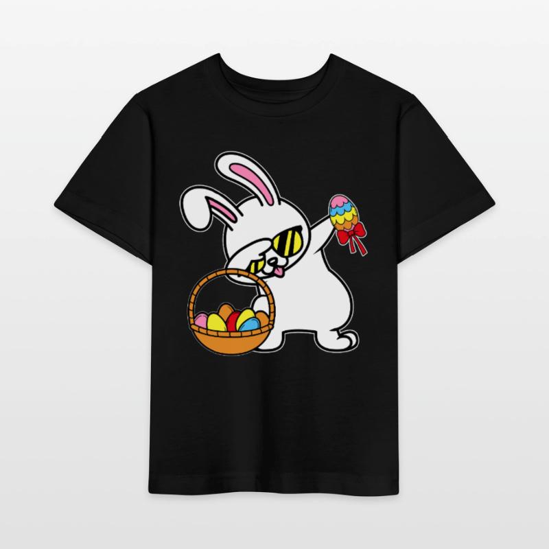 Dabbing Easter Bunny Easter Bunny Stanley/Stella MINI CREATOR Kids’ T-Shirt
