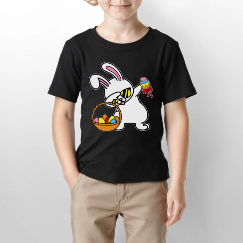 Dabbing Easter Bunny Easter Bunny Stanley/Stella MINI CREATOR Kids’ T-Shirt