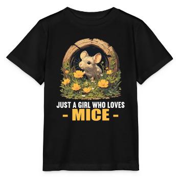 Souris Souris - T-shirt bio MINI CREATOR Stanley/Stella Enfant - noir - Devant - Mikhail (115cm)
