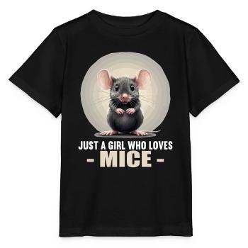 Souris Souris - T-shirt bio MINI CREATOR Stanley/Stella Enfant - noir - Devant - Mikhail (115cm)