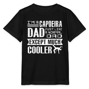 Cooler Capoeira Dad - Stanley/Stella MINI CREATOR Kids’ T-Shirt - black - Front - Mikhail (115cm)