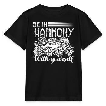 Chakra Chakra Be In Harmony With Yourself - Stanley/Stella MINI CREATOR Kids’ T-Shirt - black - Front - Mikhail (115cm)