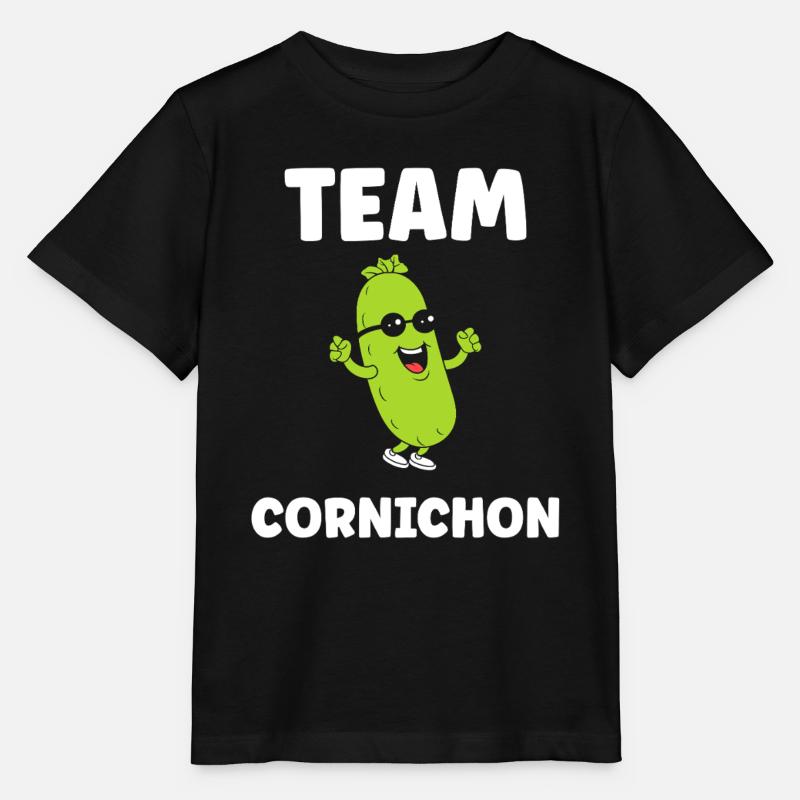 Humour Cornichon - T-shirt bio MINI CREATOR Stanley/Stella Enfant - noir