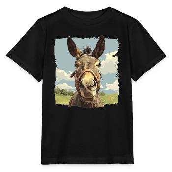Maultiere Maultier - Stanley/Stella Kinder T-Shirt MINI CREATOR  - Schwarz - Vorne - Mikhail (115cm)