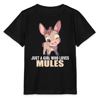 Maultiere Maultier - Stanley/Stella Kinder T-Shirt MINI CREATOR  - Schwarz - Vorne - Mikhail (115cm)