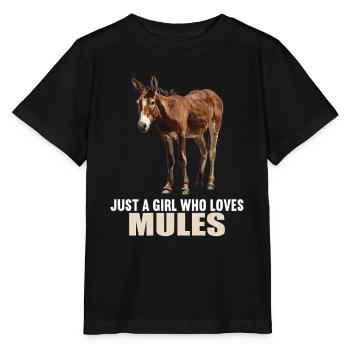 Maultiere Maultier - Stanley/Stella Kinder T-Shirt MINI CREATOR  - Schwarz - Vorne - Mikhail (115cm)