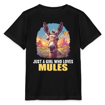Maultiere Maultier - Stanley/Stella Kinder T-Shirt MINI CREATOR  - Schwarz - Vorne - Mikhail (115cm)