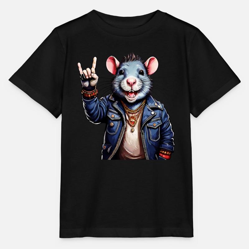 RAT - T-shirt bio MINI CREATOR Stanley/Stella Enfant - noir