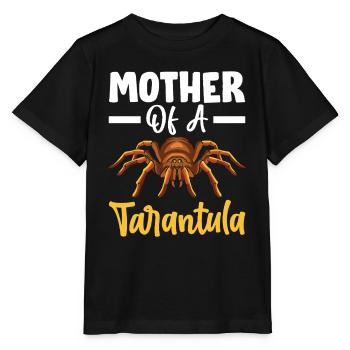 Tarentule Maman Drôle Poilu Araignée Arachnide Maman - T-shirt bio MINI CREATOR Stanley/Stella Enfant - noir - Devant - Mikhail (115cm)