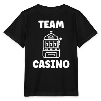 Casino - T-shirt bio MINI CREATOR Stanley/Stella Enfant - noir - Devant - Mikhail (115cm)