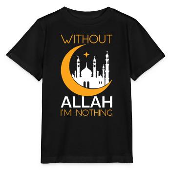 Eid Mubarak Ohne Allah Bin Ich Nichts - Stanley/Stella Kinder T-Shirt MINI CREATOR  - Schwarz - Vorne - Mikhail (115cm)