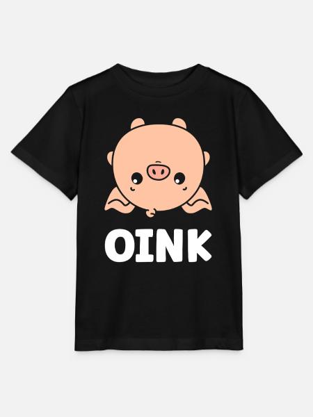 cochon - T-shirt MINI CREATOR barn från Stanley/Stella - svart