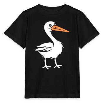 Storch - Stanley/Stella Kinder T-Shirt MINI CREATOR  - Schwarz - Vorne - Mikhail (115cm)