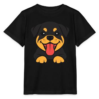 Rottweiler - Stanley/Stella MINI CREATOR Kids’ T-Shirt - black - Front - Mikhail (115cm)