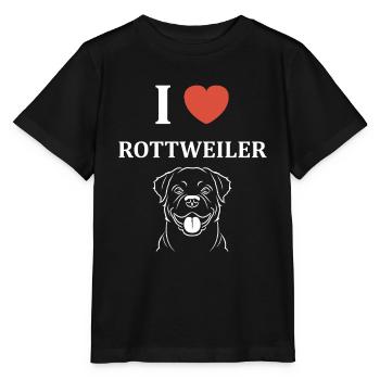 Rottweiler - Stanley/Stella Kinder T-Shirt MINI CREATOR  - Schwarz - Vorne - Mikhail (115cm)