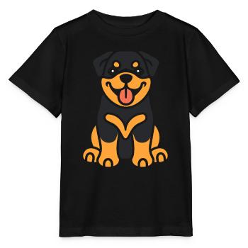 Rottweiler - Stanley/Stella MINI CREATOR Kids’ T-Shirt - black - Front - Mikhail (115cm)