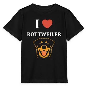 Rottweiler - Stanley/Stella Kinder T-Shirt MINI CREATOR  - Schwarz - Vorne - Mikhail (115cm)