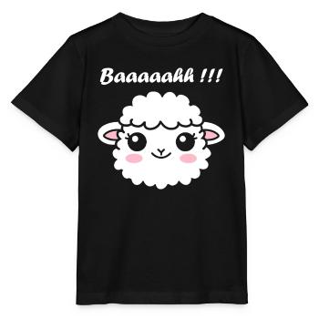 Schaf - Stanley/Stella Kinder T-Shirt MINI CREATOR  - Schwarz - Vorne - Mikhail (115cm)