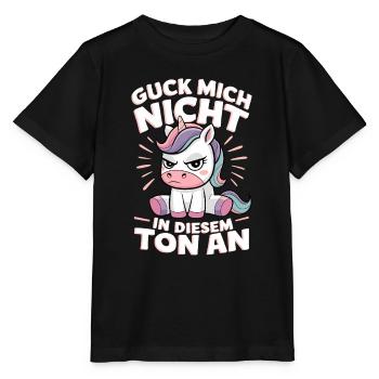 Don't look at me in that tone - Stanley/Stella MINI CREATOR Kids’ T-Shirt - black - Front - Mikhail (115cm)